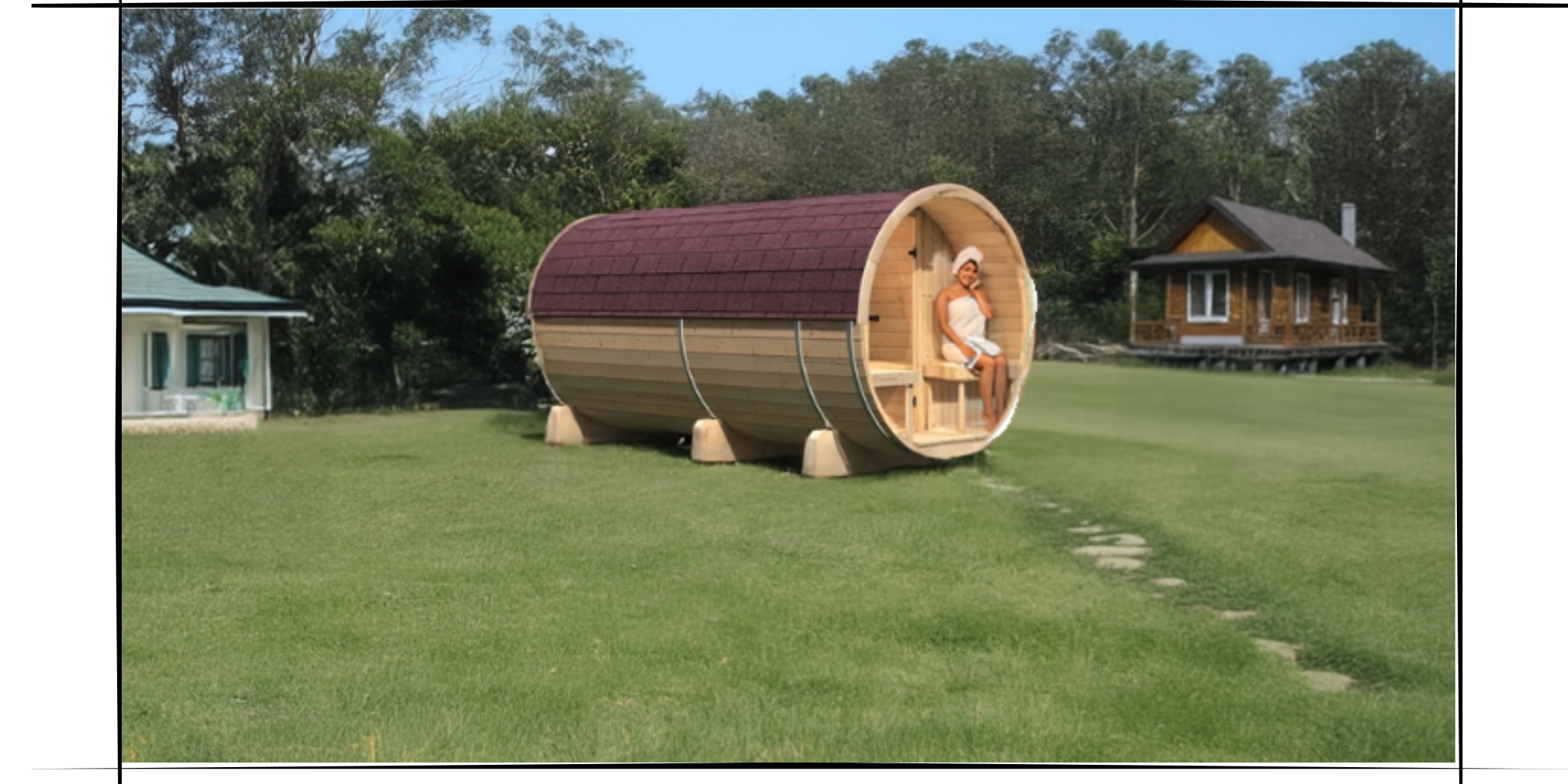 Szauna bemutató rész