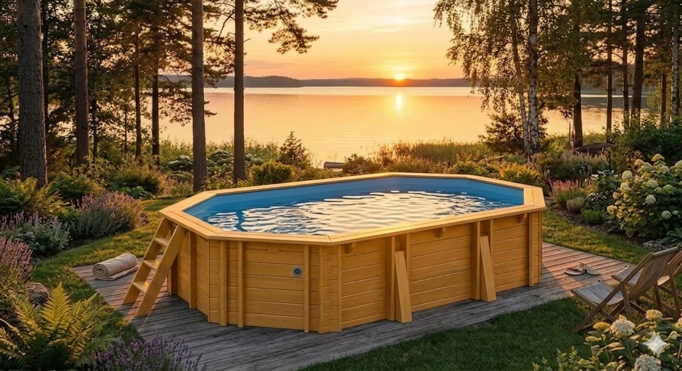 Fa medence a Balaton mellé – A tökéletes kiegészítő a balatoni nyaralóhoz