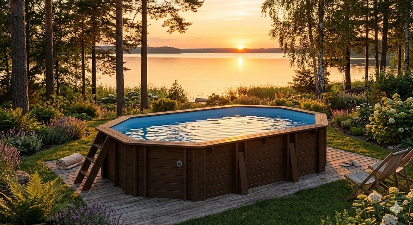 Fa medence a Balaton mellé – A tökéletes kiegészítő a balatoni nyaralóhoz