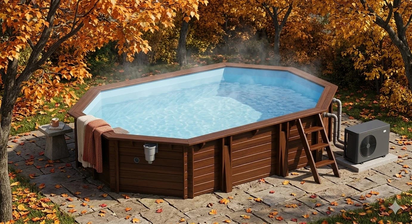 Hőszivattyú fa medencéhez – Megéri? Mikor, melyik, mennyiért?