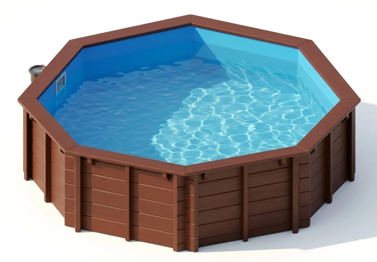 Hanna nyolcszög favázas medence Ø 5,11 m
